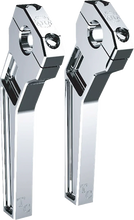 Load image into Gallery viewer, Todd's Cycle Risers - Pullback - 1" Clamping - 8" Rise - Chrome - Main Product View