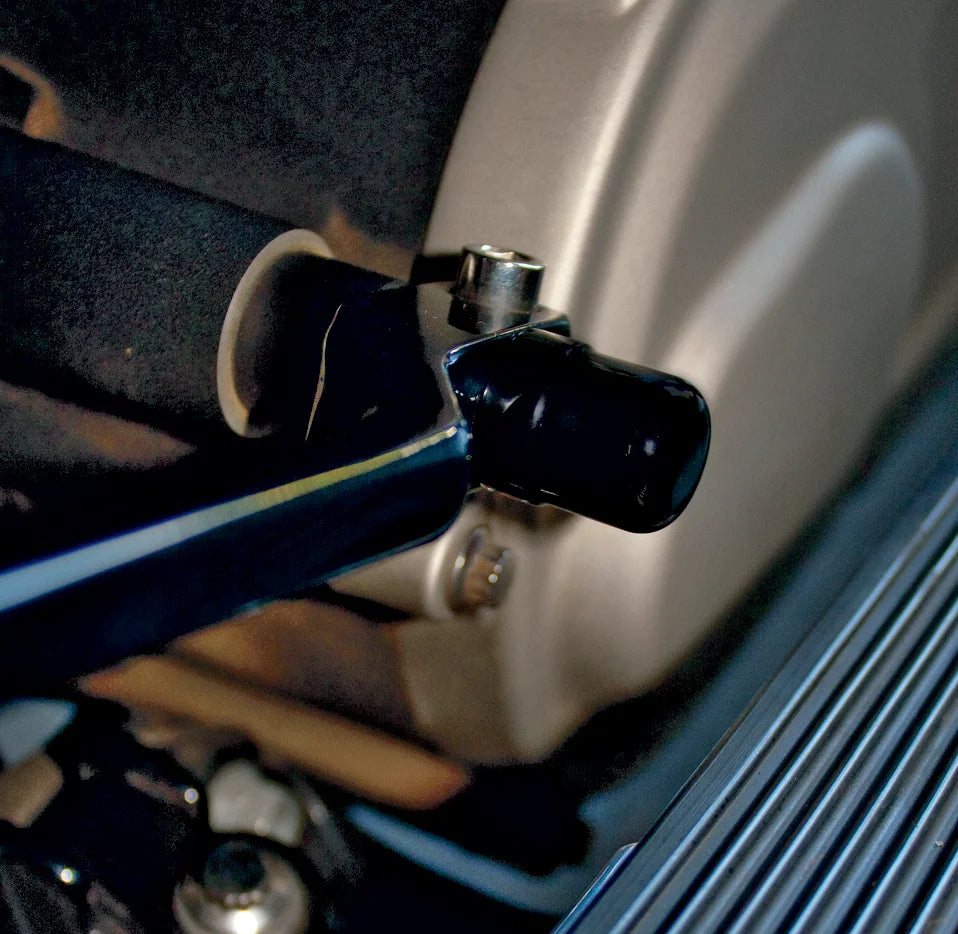 Todd's Cycle Shift Spline Cover - Black - Side View