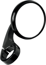 Load image into Gallery viewer, Todd's Cycle Shooter Mirror - 1" - Black - Side View