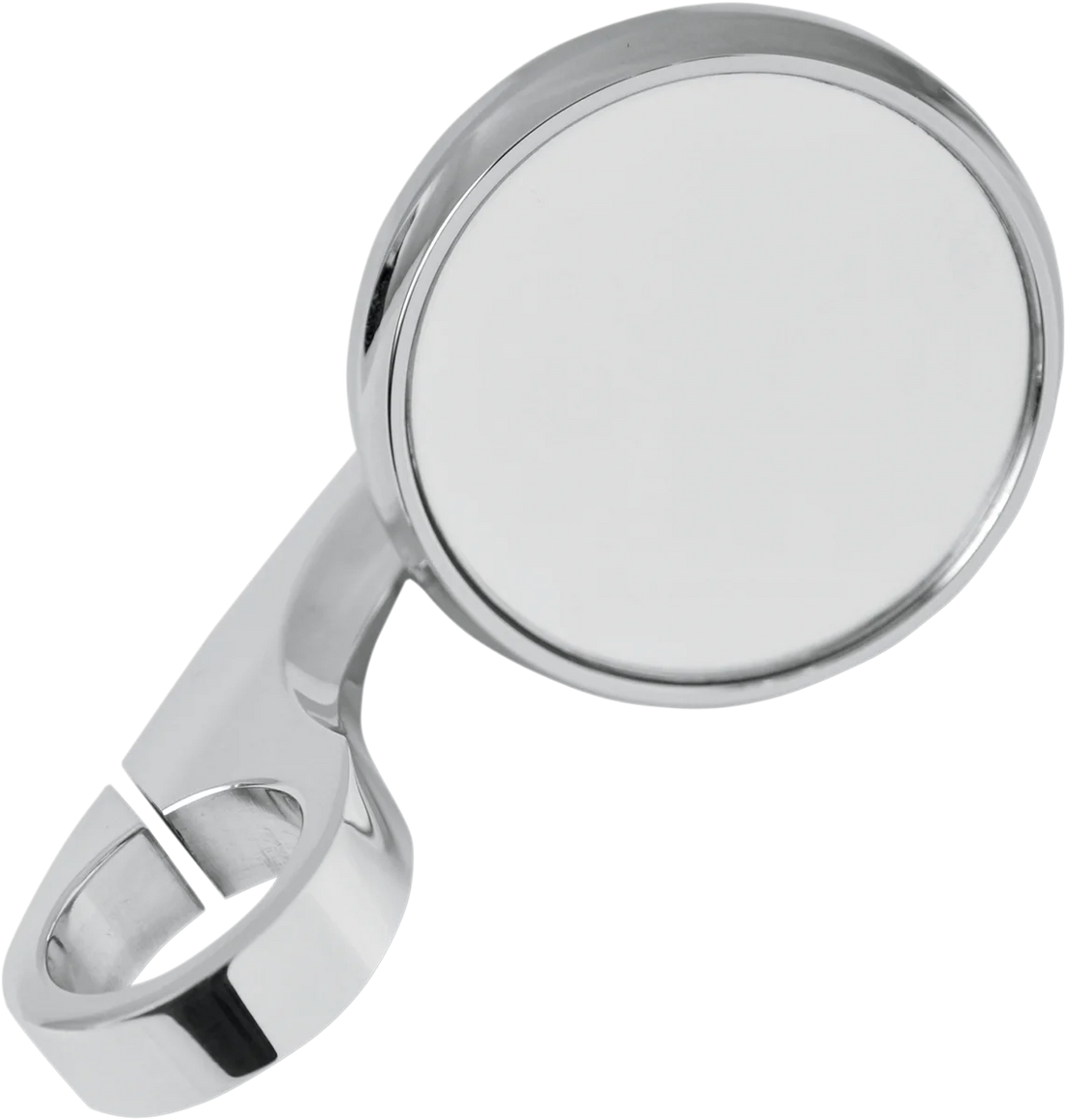 Todd's Cycle Shooter Mirror - 1" - Chrome - Side View