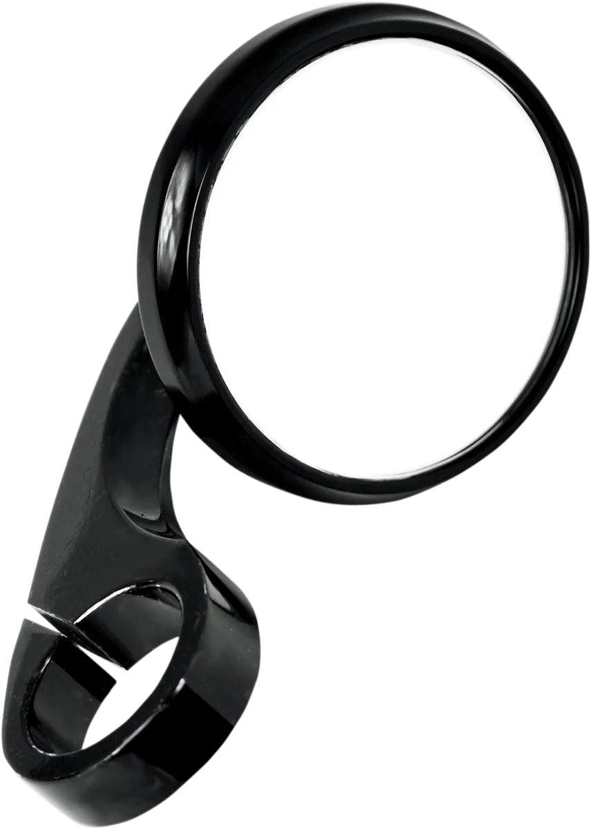 Todd's Cycle Shooter Mirror - 1" - Chrome - Detail View