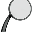 Load image into Gallery viewer, Todd's Cycle Shooter Mirror - Black - Right - Main Product View