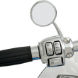 Load image into Gallery viewer, Todd's Cycle Shooter Mirror - Chrome - Left - Back View