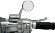 Load image into Gallery viewer, Todd's Cycle Shooter Mirror - Right - Chrome - Back View