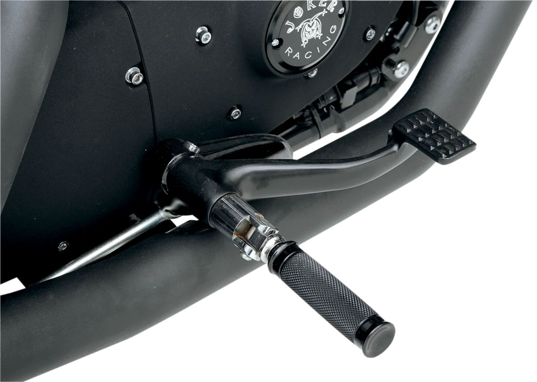 Todd's Cycle Vice Footpegs - Black - Back View