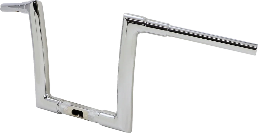 Todd's CycleHandlebar - 1-1/2" Strip - 10" - Chrome - Road Glide0601-5728 - Side View