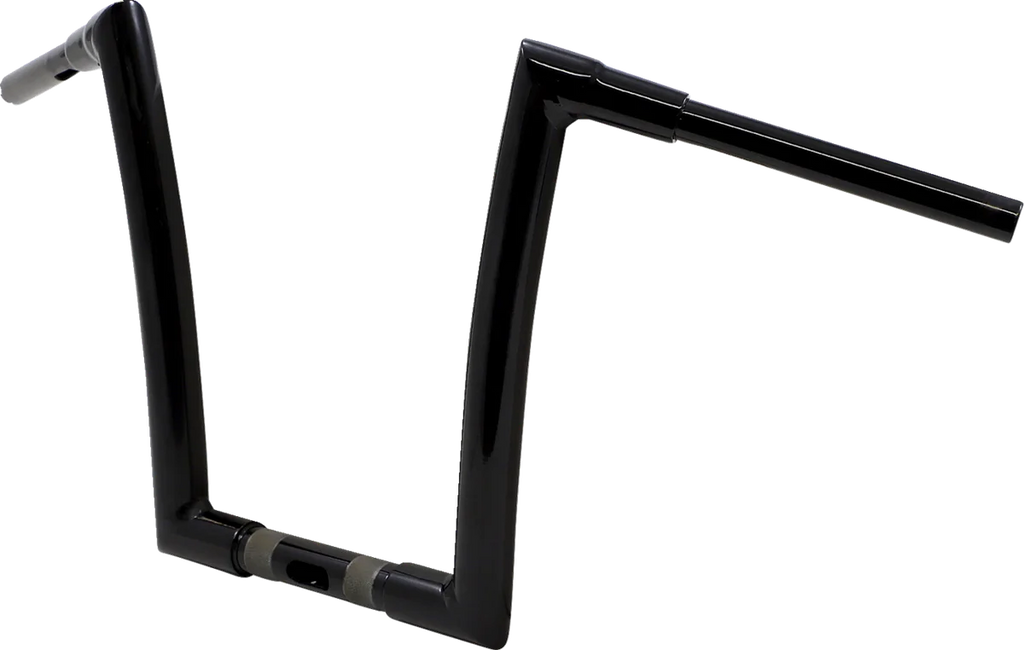 Todd's CycleHandlebar - 1-1/2" Strip - 14" - Gloss Black - Road Glide0601-5733 - Side View