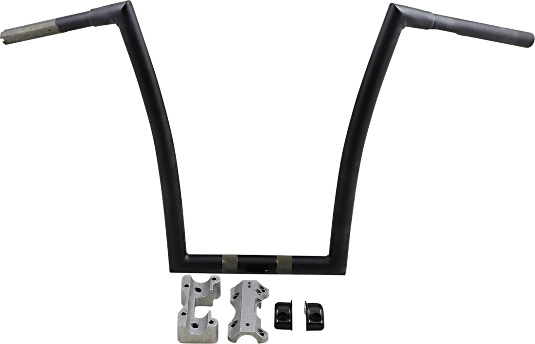 Todd's CycleHandlebar - 17" - Flat Black0601-3993 - Back View