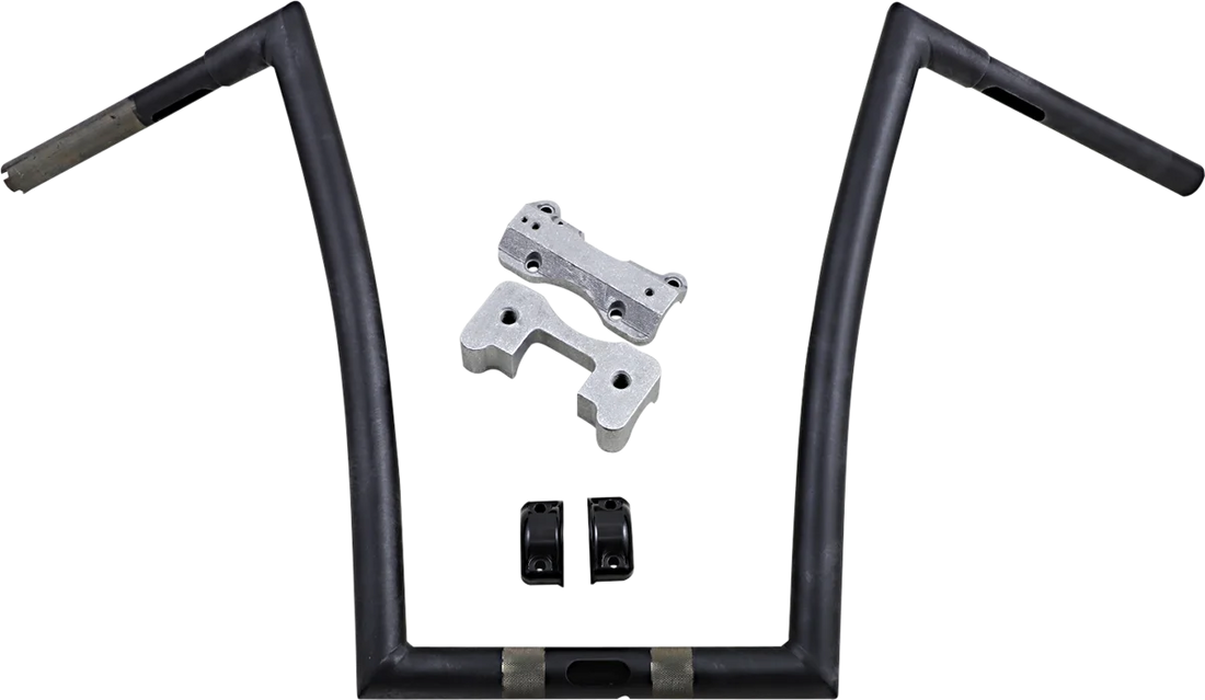 Todd's CycleHandlebar - 17" - Flat Black0601-3993 - Installation View