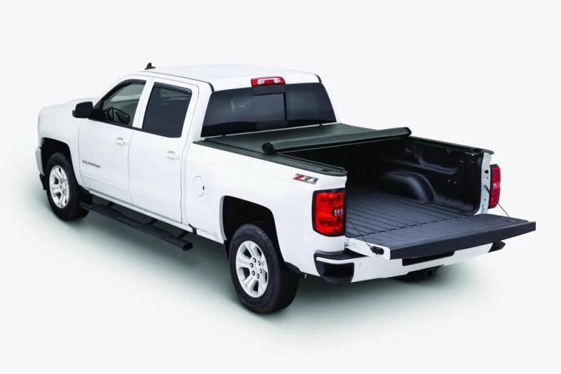Tonno Pro 07-13 Chevy Silverado 1500 8ft Fleetside Lo-Roll Tonneau Cover - Side View