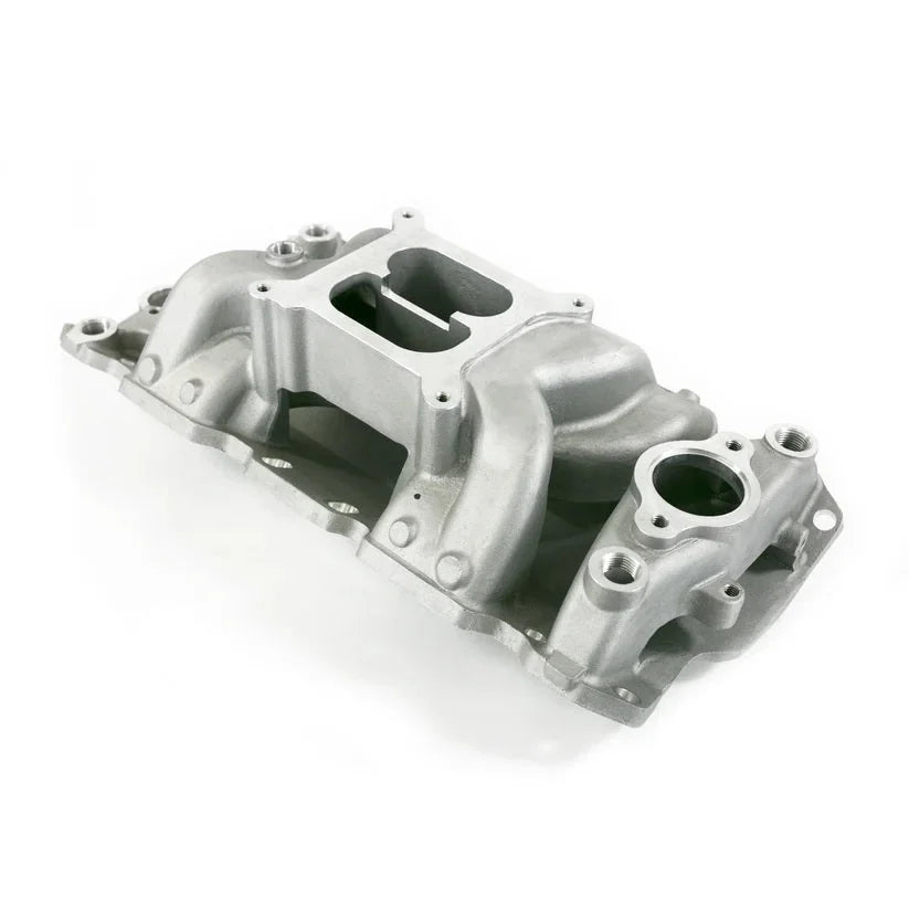 Top Street Performance Air Gap Intake Satin Dual Plane 82026 fits 1957-1995 SBC