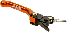 Load image into Gallery viewer, Torc1 Racing Brake Lever - Flex - Orange - Main Product View