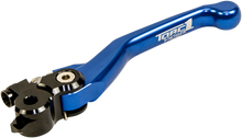 Load image into Gallery viewer, Torc1 Racing Clutch Lever - Flex - Blue - Main Product View