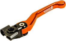 Load image into Gallery viewer, Torc1 Racing Clutch Lever - Flex - Orange - Main Product View