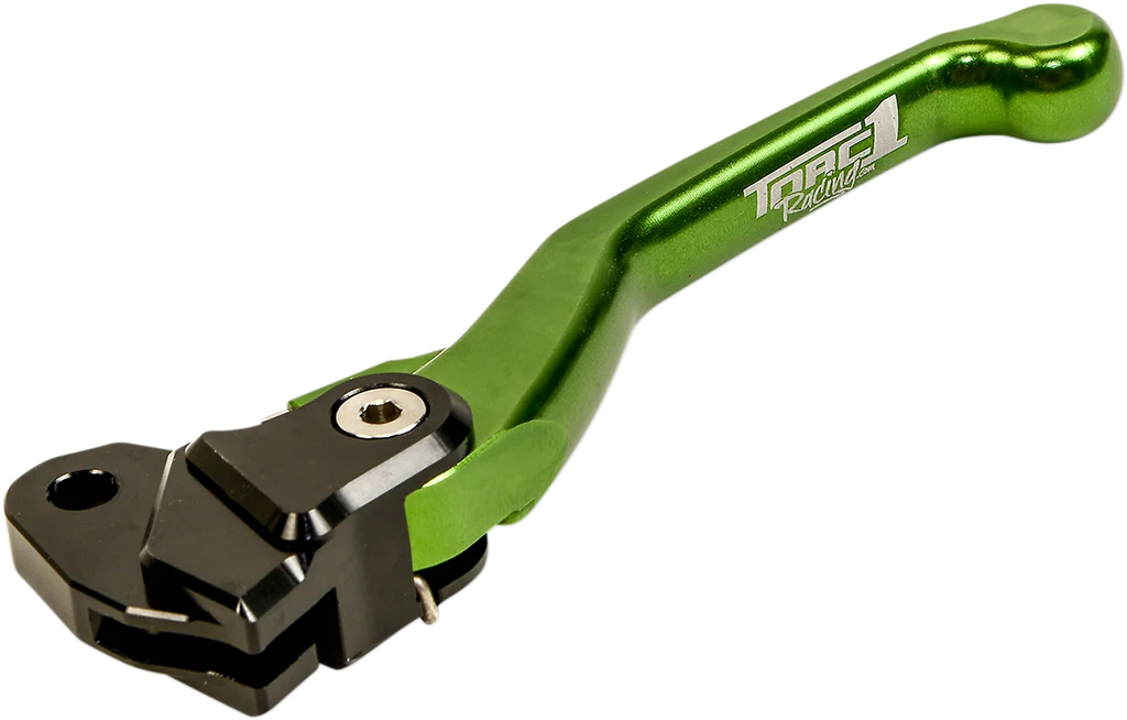 Torc1 Racing Clutch Lever - Flex - Orange - Side View