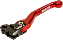 Load image into Gallery viewer, Torc1 Racing Clutch Lever - Flex - Red - Main Product View