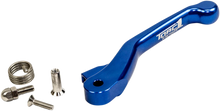 Load image into Gallery viewer, Torc1 Racing Clutch Lever - Flex - Replacement - Blue - Main Product View