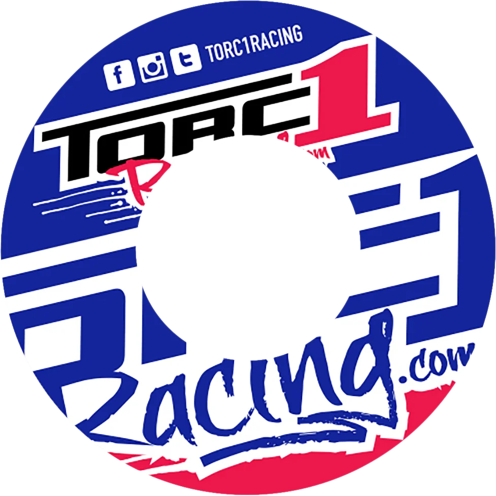 Torc1 Racing Grip Donuts - Blue/Red - Main Product View