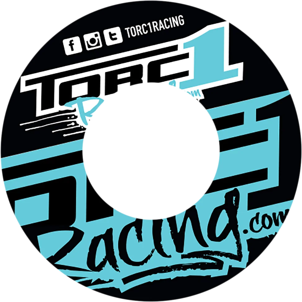 Torc1 Racing Grip Donuts - Gray/Black - Main Product View
