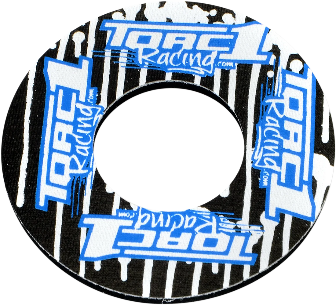 Torc1 Racing Grip Donuts - Gray/Black - Side View