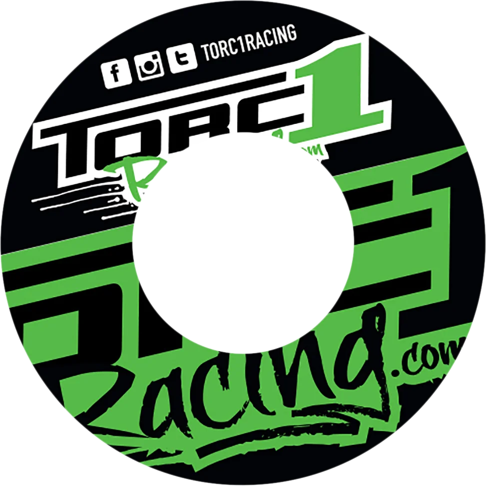 Torc1 Racing Grip Donuts - Green/Black - Main Product View