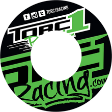 Load image into Gallery viewer, Torc1 Racing Grip Donuts - Green/Black - Main Product View
