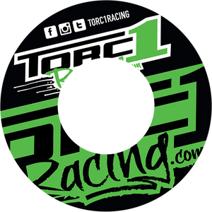 Torc1 Racing Grip Donuts - Green/Black - Main Product View