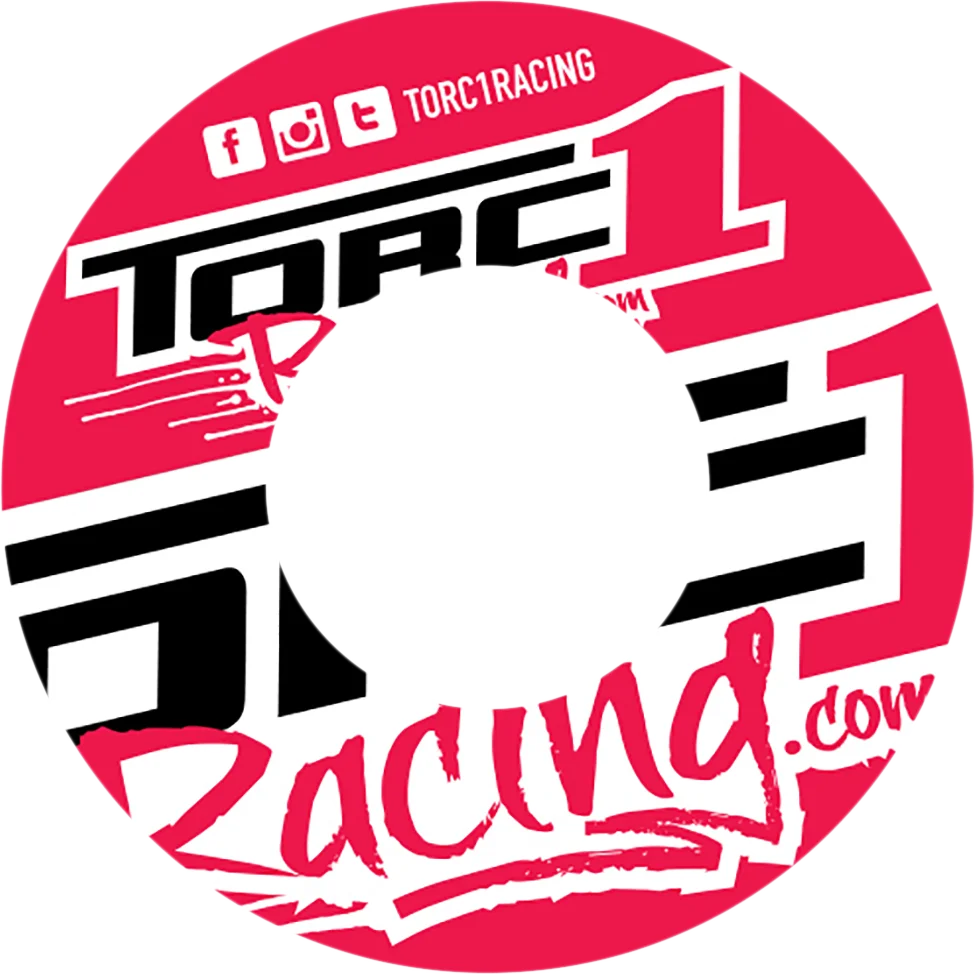 Torc1 Racing Grip Donuts - Orange/White - Main Product View