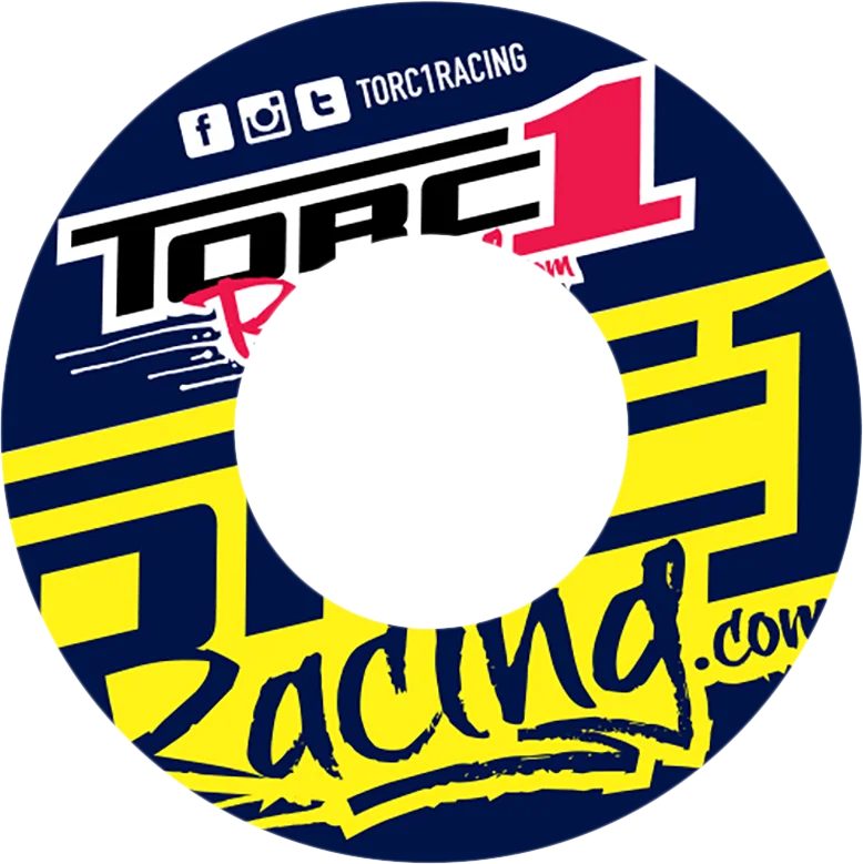 Torc1 Racing Grip Donuts - Yellow/Blue - Main Product View