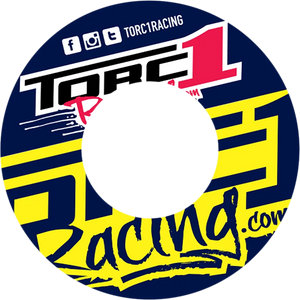 Torc1 Racing Grip Donuts - Yellow/Blue - Main Product View