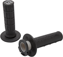 Load image into Gallery viewer, Torc1 Racing Grips - Defy - Lock-On - 4-Stroke - Black - Main Product View