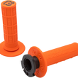 Load image into Gallery viewer, Torc1 Racing Grips - Defy - Lock-On - 4-Stroke - Orange - Main Product View