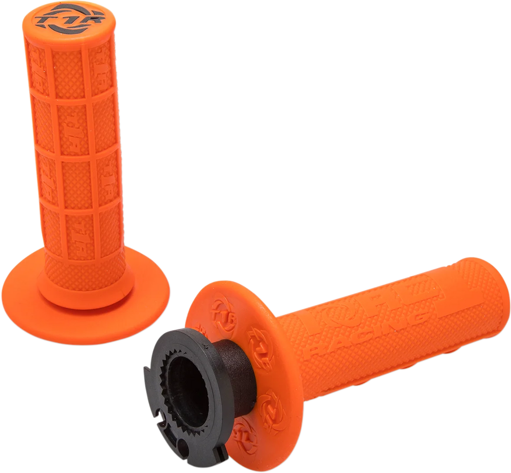 Torc1 Racing Grips - Defy - Lock-On - 4-Stroke - Orange - Main Product View