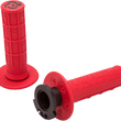 Load image into Gallery viewer, Torc1 Racing Grips - Defy - Lock-On - 4-Stroke - Red - Main Product View