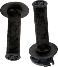 Load image into Gallery viewer, Torc1 Racing Grips - Defy - Lock-On - Black - Main Product View