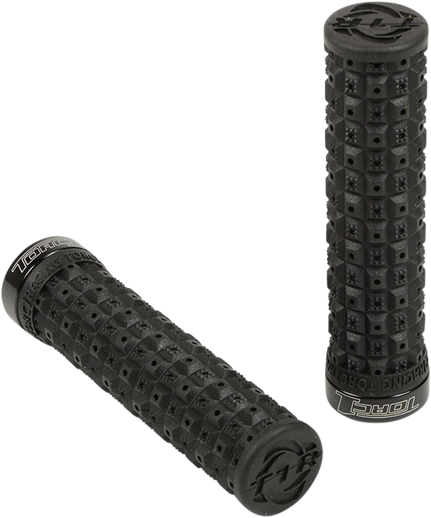 Torc1 Racing Grips - Defy - Lock-On - Black/Black - Main Product View