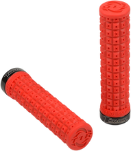 Load image into Gallery viewer, Torc1 Racing Grips - Defy - Lock-On - Black/Black - Side View