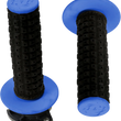 Load image into Gallery viewer, Torc1 Racing Grips - Defy - Lock-On - Black/Blue - Main Product View