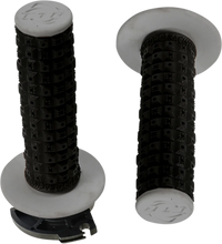 Load image into Gallery viewer, Torc1 Racing Grips - Defy - Lock-On - Black/Gray - Main Product View