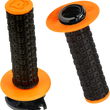 Load image into Gallery viewer, Torc1 Racing Grips - Defy - Lock-On - Black/Orange - Main Product View