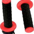 Load image into Gallery viewer, Torc1 Racing Grips - Defy - Lock-On - Black/Red - Main Product View