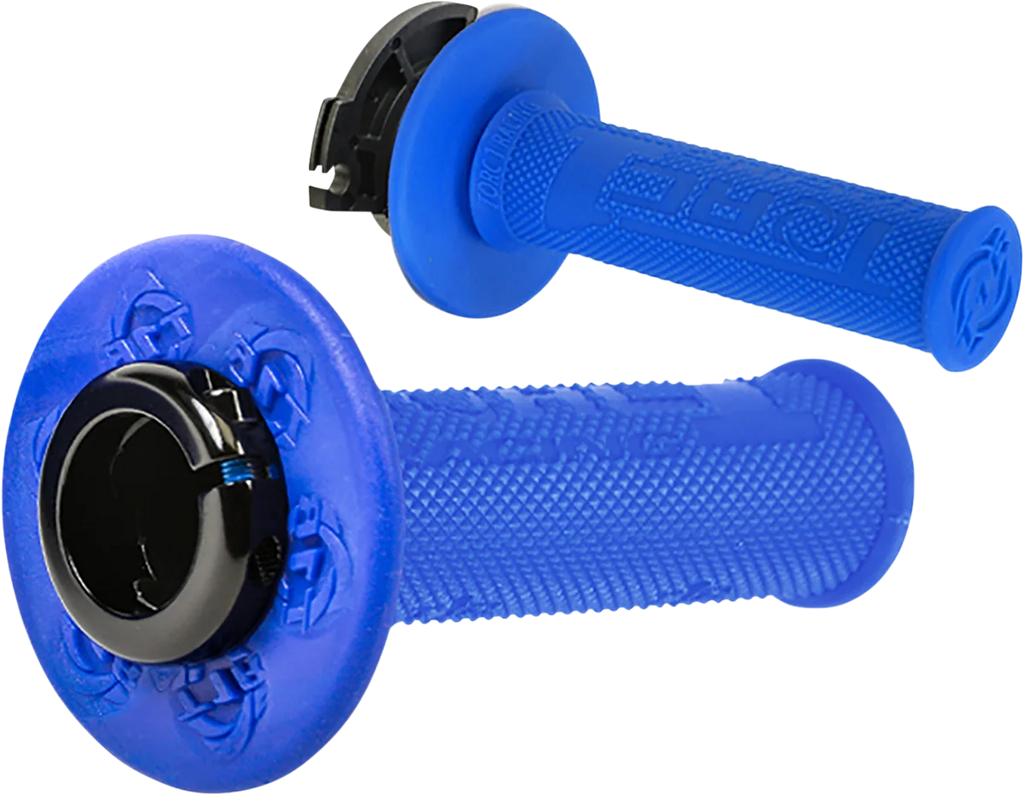 Torc1 Racing Grips - Defy - Lock-On - Blue - Main Product View