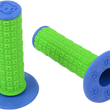Load image into Gallery viewer, Torc1 Racing Grips - Defy - Lock-On - Blue - Side View