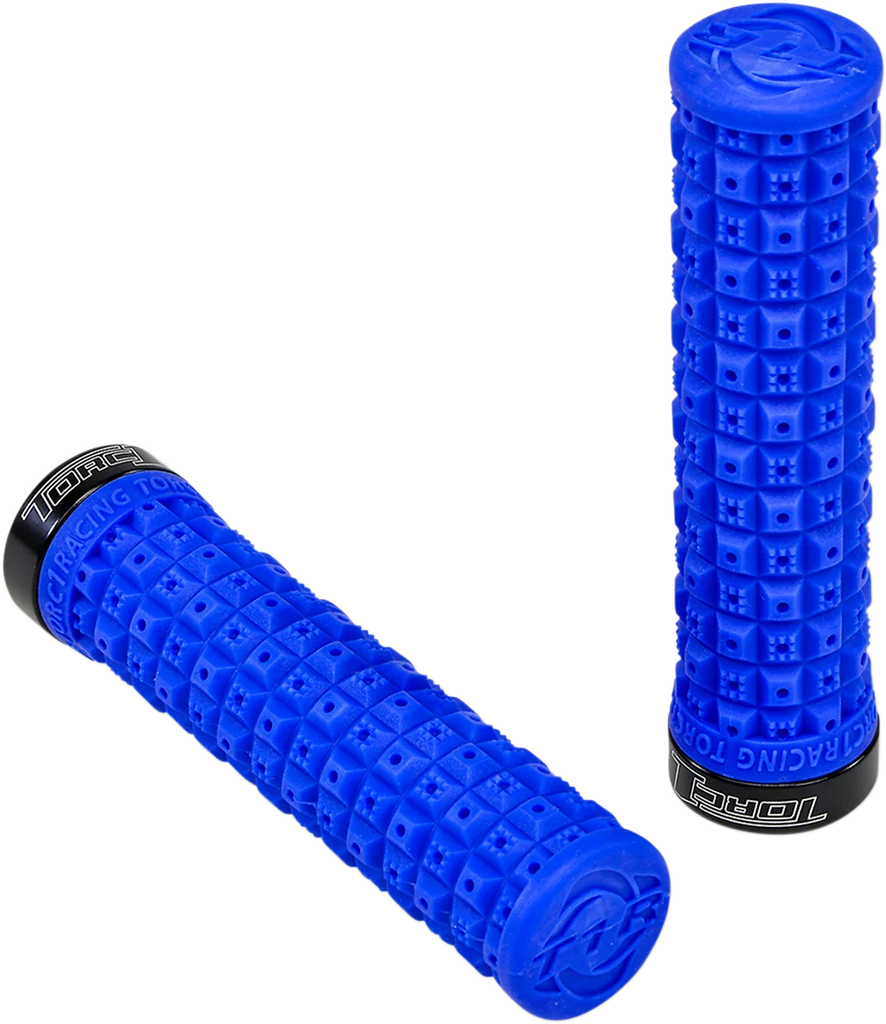 Torc1 Racing Grips - Defy - Lock-On - Blue/Black - Main Product View