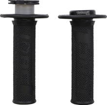 Load image into Gallery viewer, Torc1 Racing Grips - Defy - Lock-On - Diamond - KEV-TEC Ballistic Rubber - Black - Main Product View