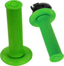 Load image into Gallery viewer, Torc1 Racing Grips - Defy - Lock-On - Green - Main Product View