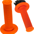 Load image into Gallery viewer, Torc1 Racing Grips - Defy - Lock-On - Orange - Main Product View
