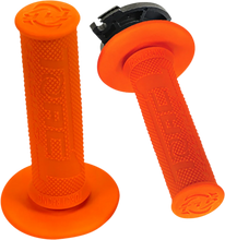 Load image into Gallery viewer, Torc1 Racing Grips - Defy - Lock-On - Orange - Main Product View