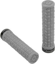 Load image into Gallery viewer, Torc1 Racing Grips - Defy - Lock-On - Soft Gray/Black - Main Product View