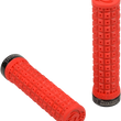 Load image into Gallery viewer, Torc1 Racing Grips - Defy - Lock-On - Soft Gray/Black - Side View